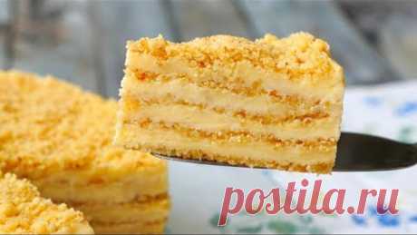 Торт "Пломбир" 🍰 на сковороде | БЕЗ ДУХОВКИ