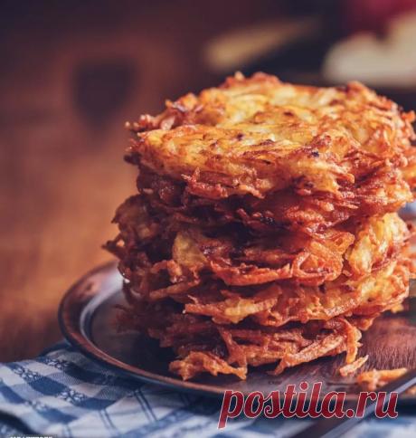Картофельные блины Рецепт Совет - Журнал полезных советов