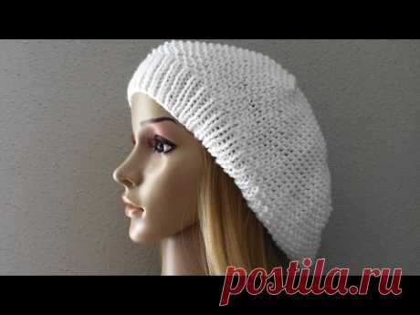 How To Knit A Slouchy Hat, Lilu's Handmade Corner Video # 3