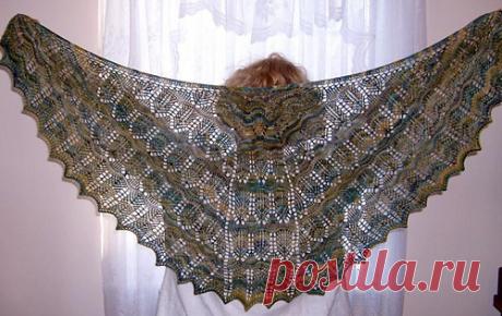 Ravelry: A Shawl for Jane pattern by Kathy Crowell