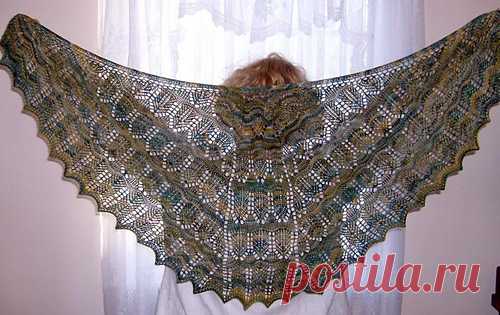 Ravelry: A Shawl for Jane pattern by Kathy Crowell
