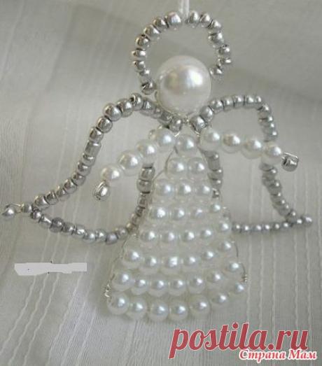 Ангелочек из бисера - Клуб рукоделия - Страна Мам