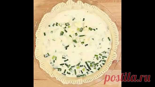 Супер‑ароматный картофельный пирог с беконом