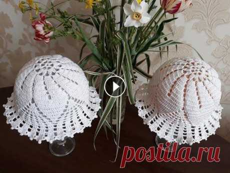 Шапочка - панамка &quot;Лилии&quot;. Часть 2. Тулья (1-4 ряды). ********************************************************************* Я в соцсетях: ************** Страна Мам ************** ВКонтакте ************** ...