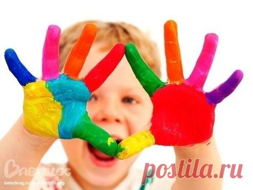 Пальчиковые краски для малыша, своими руками - TalkyLand