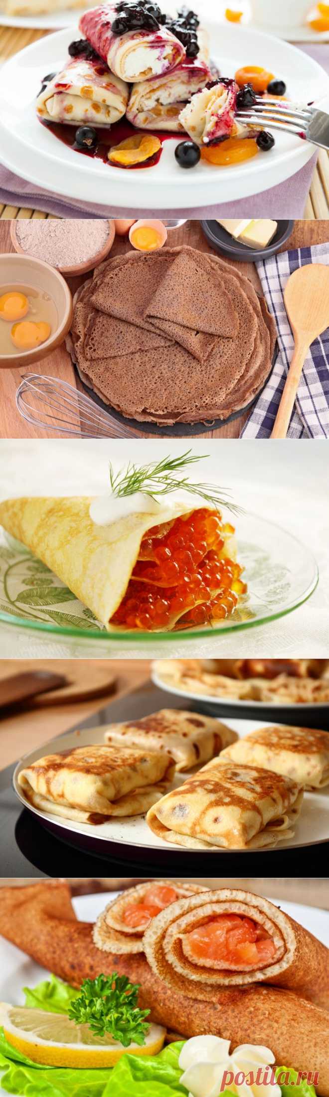 Рецепты блинов на Масленицу