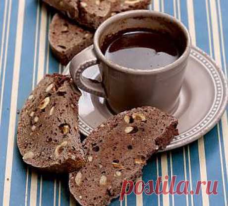 Шоколадные бискотти с фундуком, выпечка. Пошаговый рецепт с фото на Gastronom.ru