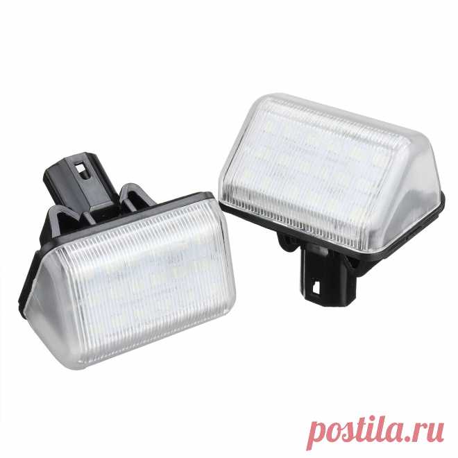 2pcs 18 led license number plate light lamp no error for mazda cx-5 cx-7 speed 6 Sale - Banggood.com