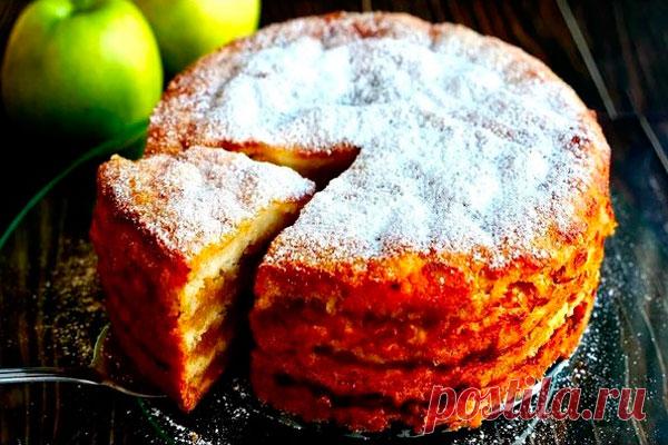 Знаменитый яблочный пирог 3 стакана можно готовить хоть каждый день Читать далее...