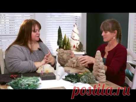 DIY Felting Christmas Trees