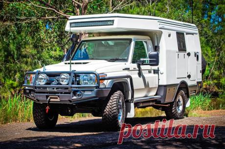 Посмотрите на технологичный автодом на базе Toyota Land Cruiser 70 — Motor