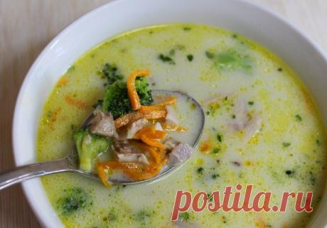 Суп сырный с брокколи - Рецепты с фото
