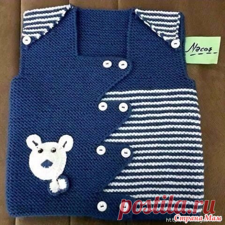 Описание интересного жилета для малыша - Страна Мам
