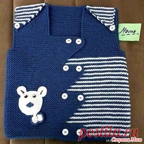 Описание интересного жилета для малыша - Страна Мам