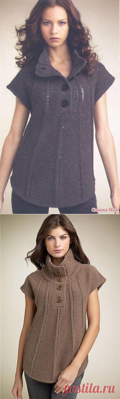 Стильная коричневая туника.