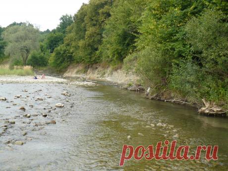 р. Пистынька с. Нижний - Вербиж .Речка детства моего.