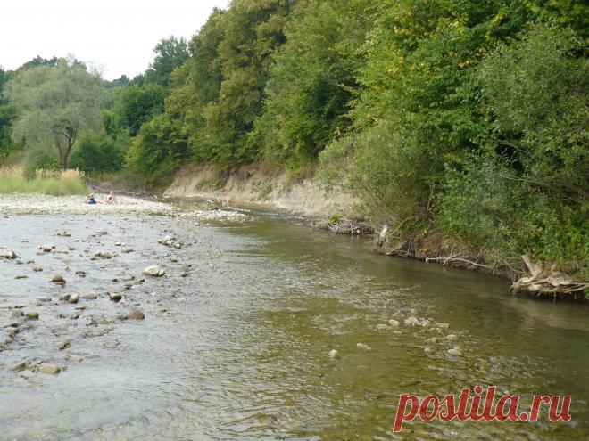р. Пистынька с. Нижний - Вербиж .Речка детства моего.