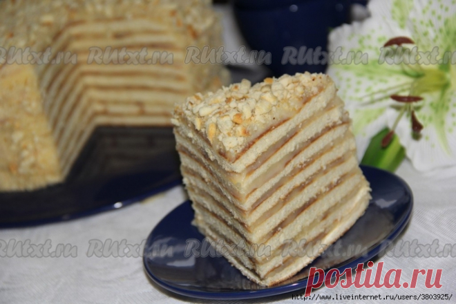 Торт со сгущенкой 