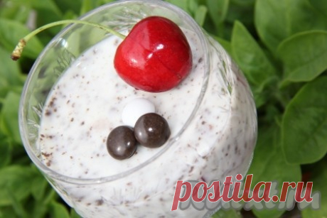 Десерт из кефира с желатином - не только вкусный, но и очень простой десерт
