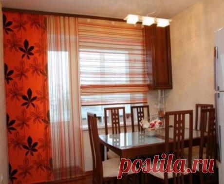 Всё о шторах для кухни — Роскошь и уют
