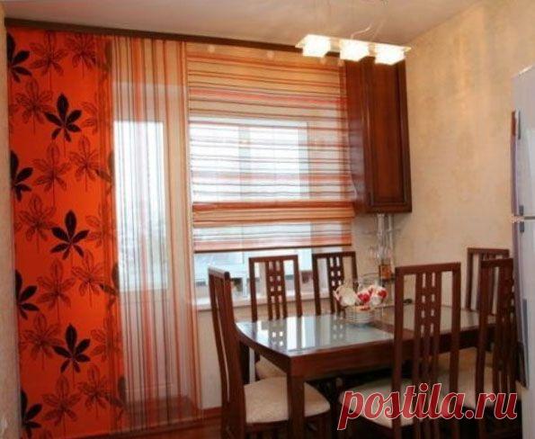 Всё о шторах для кухни — Роскошь и уют