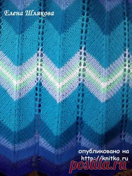 Женское платье спицами. Работа Елены Шляковой, Вязание для женщин
