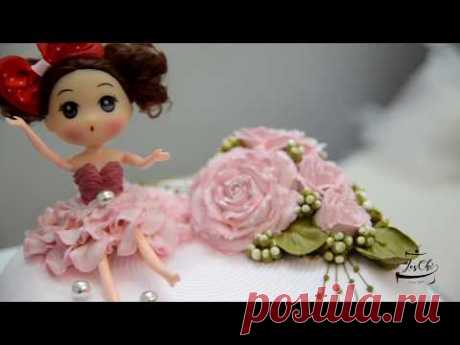 [Học làm bánh kem Online] TẠO HÌNH CÔNG CHÚA NGỒI