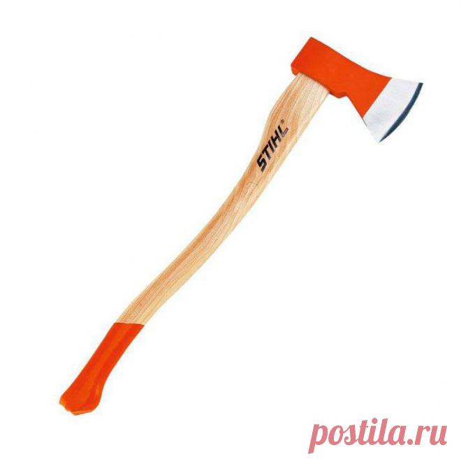 Топор Баварский с топорищем из Ясеня Stihl подходит для обрубки сучьев, колки тонко-/среднемерных лесоматериалов (заготовка дров, колка лесоматериалов длиной 30 см и диаметром до 30 см).