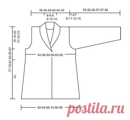 Жакет от Drops Design и Двухцветный пуловер