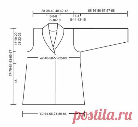 Жакет от Drops Design и Двухцветный пуловер