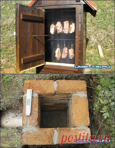 КОПТИЛЬНЯ ХОЛОДНОГО КОПЧЕНИЯ УМЕЛЬЦАМИ НА ДАЧЕ.