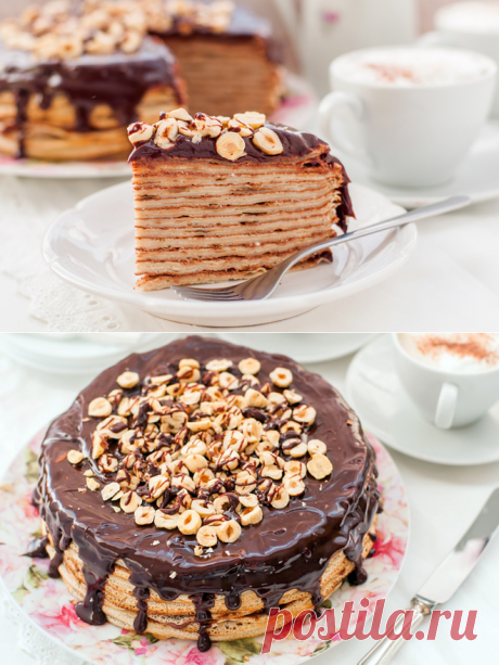 Торт из блинов: пошаговый рецепт с фото - tochka.net