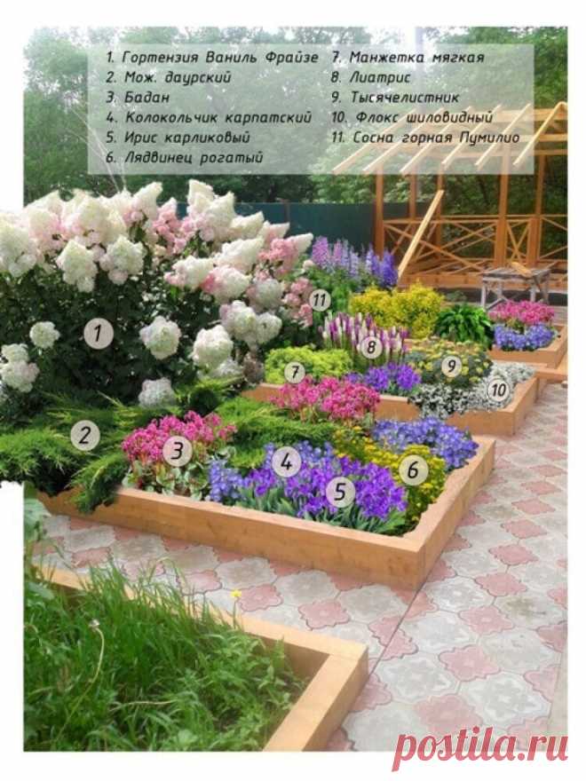 Идеи цветочных клумб😊 Напишите в комментариях какая Вам больше понравилась😊 - Своими руками! - медиаплатформа МирТесен