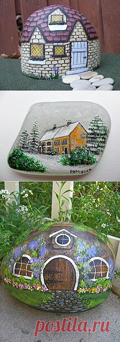 inkspired musings: Not Just Your Normal Rock... | Рисунки на камнях