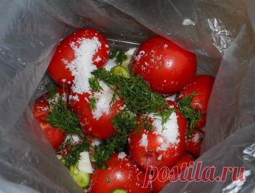 Помидоры в пакетах