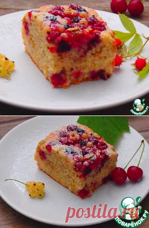 Пирог "Летний микс" – кулинарный рецепт