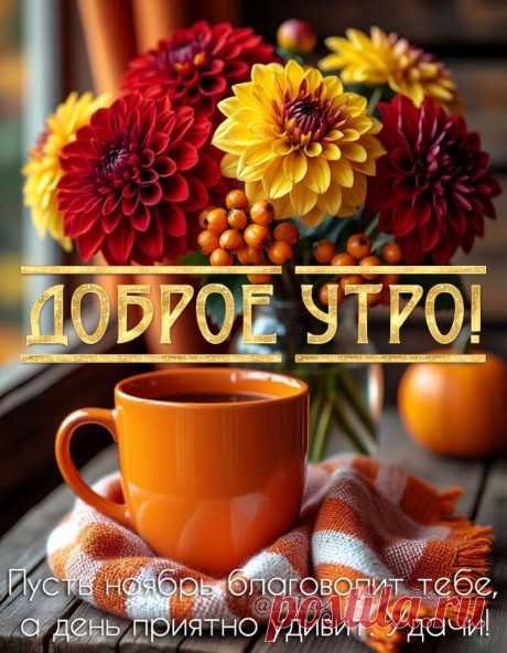 ноябрьское доброе утро картинки красивые