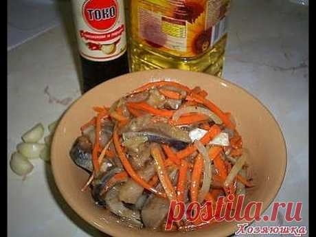 Острая корейская закуска из сельди