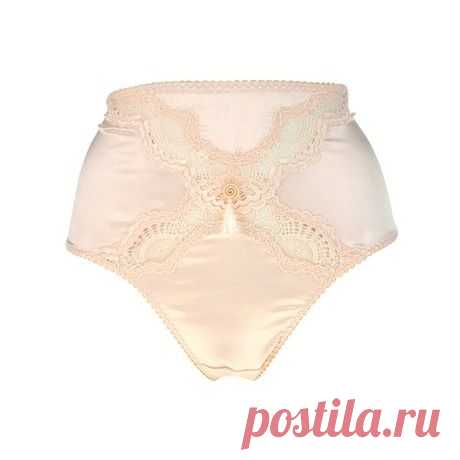 Culotte haute Dita Von Teese Star Lift Pêche - Glamuse