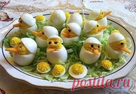 Фаршированные яйца | Вкусно приготовим