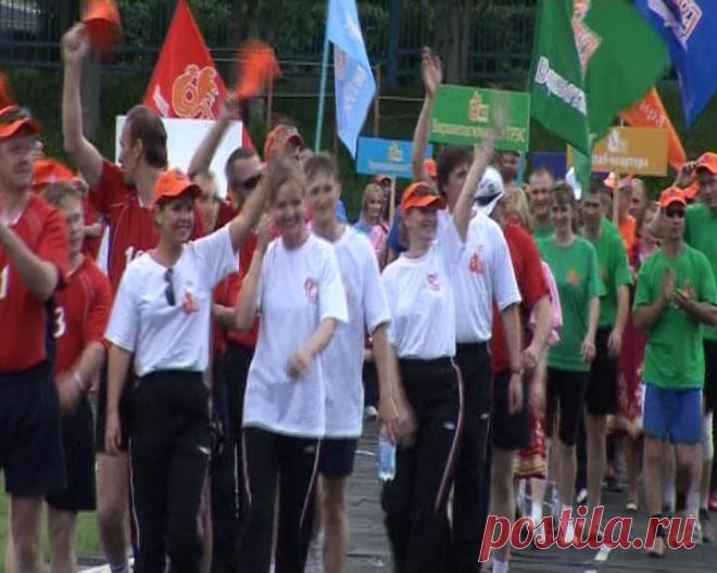 шествие эстафеты.