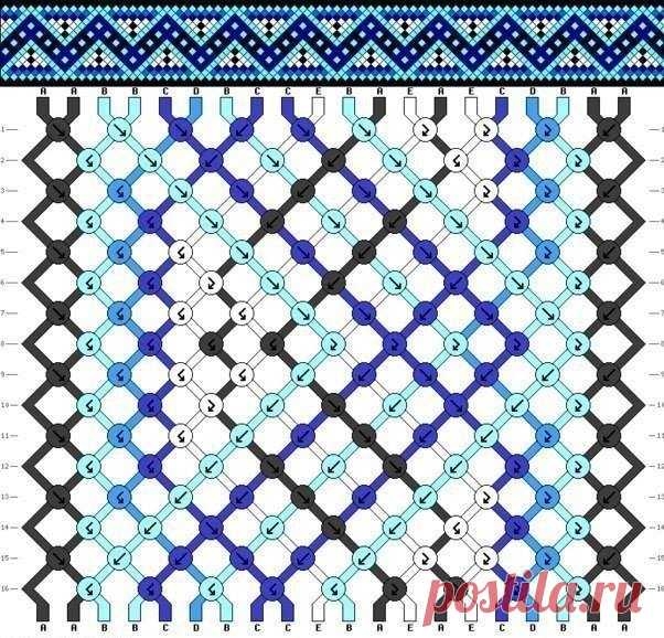 Плетем яркие фенечки. Схемы.