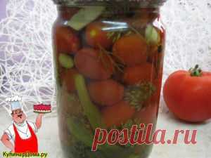 Рецепт «Помидоры «Черри» маринованные с чесноком и пряными  травами». | Кулинар дома - Вкусные рецепты