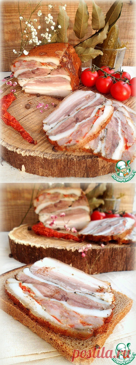 Запеченное прессованное мясо "Для настоящих мужчин" - кулинарный рецепт