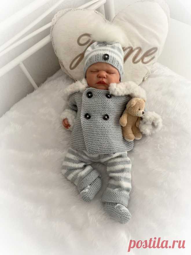 A Juniper Fur trimmed Jacket & Pant set Knitting | Etsy
