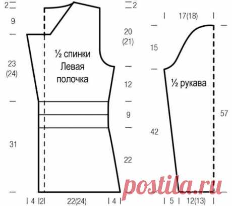 Жакет с отложным воротником - Вязалки - Галерея - Knitting Forum.Ru