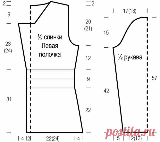 Жакет с отложным воротником - Вязалки - Галерея - Knitting Forum.Ru