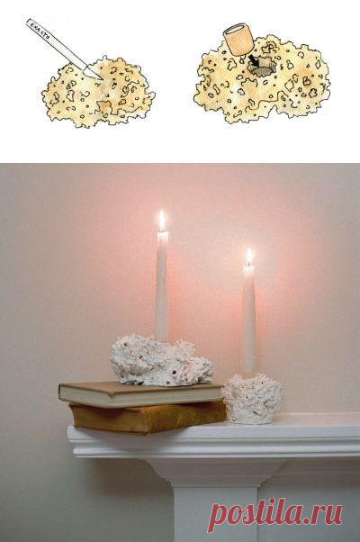Коралловый подсвечник без кораллов
