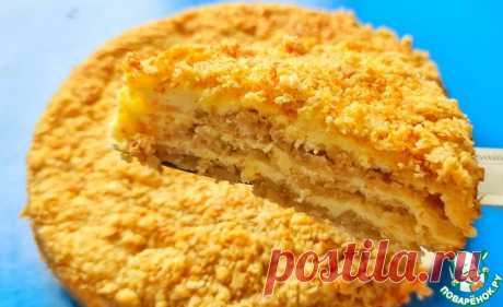 Сметанник с овсяными хлопьями Кулинарный рецепт