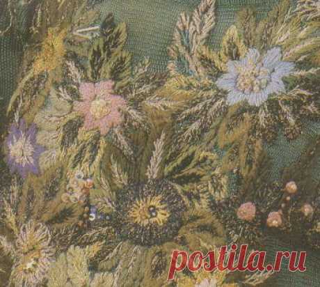 Вышивка по вязаному полотну | Рукоделие для всех